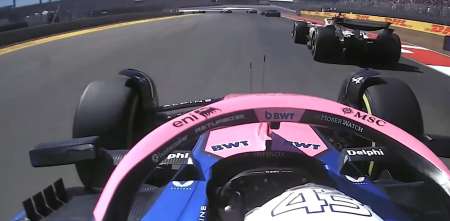 F1: ¡Avanza Colapinto! el sobrepaso a Ocon en el GP de Estados Unidos