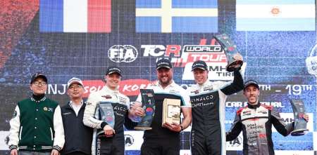 TCR World Tour: Guerrieri y un nuevo podio en la Carrera 3 en Corea del Sur