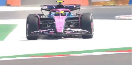 F1: Franco Colapinto se exigió con los neumáticos duros y sufrió un leve fuera de pista