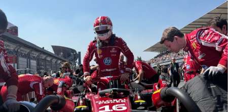 F1: Leclerc, contento tras su segundo lugar en México: "Me salvó el Virtual Safety Car"
