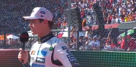 F1: el público abucheó a Norris en el podio del GP de México