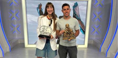 ¡Detrás de escena! Así fue la propuesta de casamiento de Nico Cavigliasso a Valen Pertegarini en pleno podio del Dakar