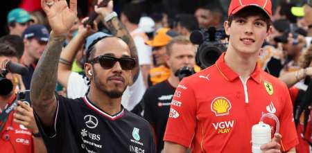 F1: ¿Tambalea Hamilton? Bearman suena como su reemplazante en Ferrari