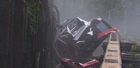 Top Race: escalofriante accidente de Gastaldi en Buenos Aires