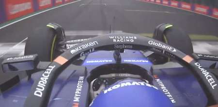 F1: ¡A bordo! Así fue la vuelta rápida de Colapinto con el Williams en el GP de Brasil 2024