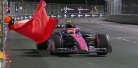 F1: la queja de Colapinto tras la segunda bandera roja en la FP2 del GP de Las Vegas