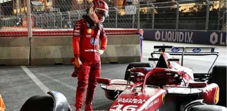 F1: la situación de Leclerc que asustó a todo Ferrari en la FP2 del GP de Las Vegas