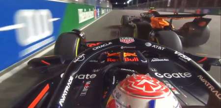 F1: Norris-Verstappen, el duelo de la largada del GP de Las Vegas desde adentro