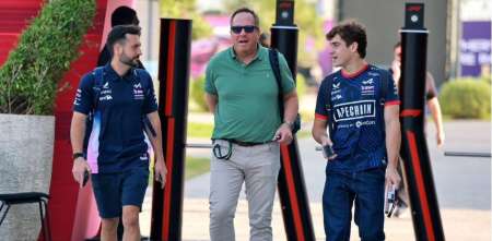 F1: ¡Hola Franco! Colapinto llegó al paddock de Qatar