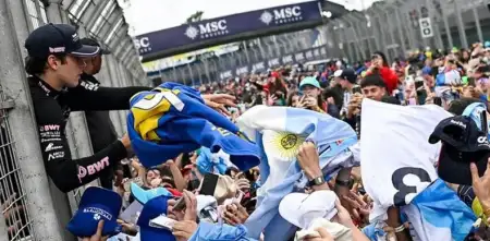 F1: Colapinto sobre el cariño del público argentino: "Siento que llevo a los fanáticos en la espalda"