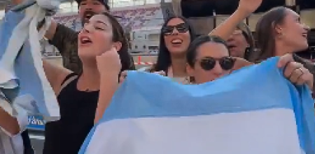 F1: los fanáticos argentinos ya esperan a Colapinto en el paddock de Qatar