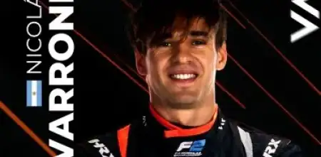Nico Varrone, entusiasmado por su debut en F2: “Me estoy preparando de la mejor manera para dar todo de mí"
