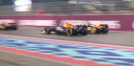 F1: así fue el ataque de Verstappen en la largada del GP de Qatar