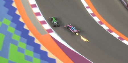 F1: la maniobra de Gasly que provocó el accidente con Hulkenberg en Qatar