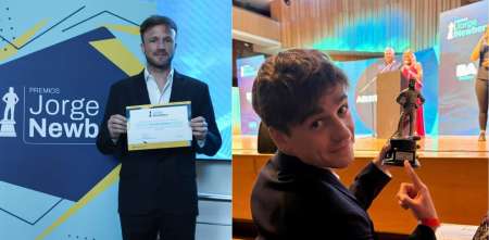 Agustín Canapino y Nicolás Varrone, ganadores en los Premios Jorge Newbery 2025