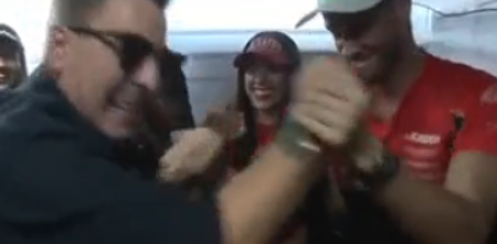 TC: ¡Explotó el box! El festejo de Lema por la pole de Canapino en La Plata