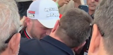 TC: el emotivo gesto de Lema con Canapino tras la pole conseguida en La Plata