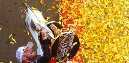 TC: distendido y relajado, Canapino se mostró exultante en los festejos de Arrecifes: "Este momento es felicidad pura"