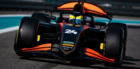 F2: Varrone completó la primera jornada de test postemporada en Abu Dhabi