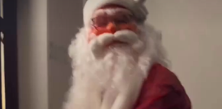 ¡Piloto y Papá Noel! El protagonista del TC que se disfrazó en Nochebuena