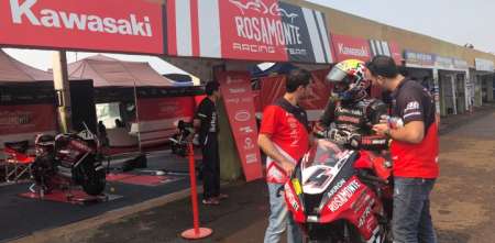 Luciano Ribodino metió primera en la FP1