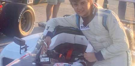 ¡Histórico! La joya argentina que se consagró campeón de la F4 estadounidense con 14 años