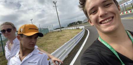 Sacha Fenestraz y la emoción de ver a Norris campeón de F1: “Sentí una felicidad inmensa”