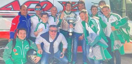 Colapinto y Varrone festejaron su última victoria en el karting y hoy él los alienta a ellos en la Fórmula 1