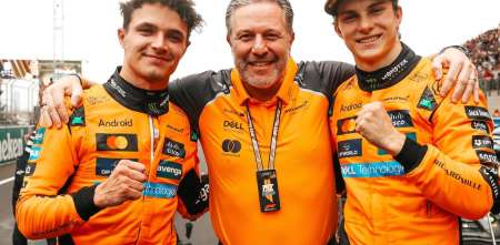 F1: ¡Primer encendido! McLaren reveló el sonido del motor del campeón defensor