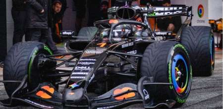 F1: ¡De estreno! Norris giró en Barcelona con el flamante MCL40