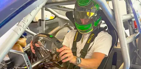 TC: De Benedictis tuvo el primer contacto con el Mustang del equipo RUS