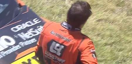 TN APAT: el gesto de dolor de Lambiris tras el fuerte golpe en la final