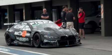 TC: Santero salió a pista por primera vez con el BMW de cara a El Calafate