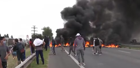 Corte total en Acceso Oeste en medio de las protestas por la reforma laboral
