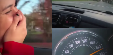 La joven que fue grabada manejando a 180 km/h en Berisso hizo su descargo: "no es lo que parece"