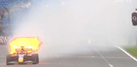 F3: ¡Malas noticias! Colnaghi abandonó la práctica libre de Australia sobre el final por problemas en el motor