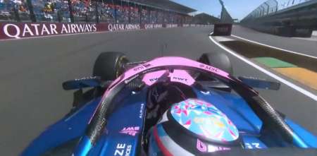 F1: una vuelta a bordo en Australia con el nuevo Alpine A526 de Colapinto