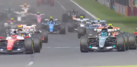 F1: Leclerc aprovechó y saltó a la punta en la primera largada del 2026 en el GP de Australia