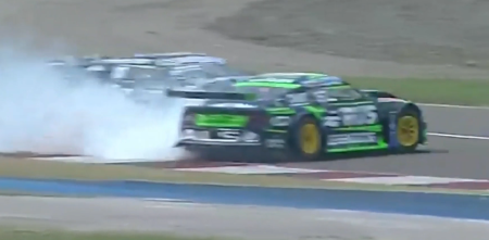 TC: el roce entre Di Palma y De Benedictis que generó un momento de zozobra en la final de Viedma