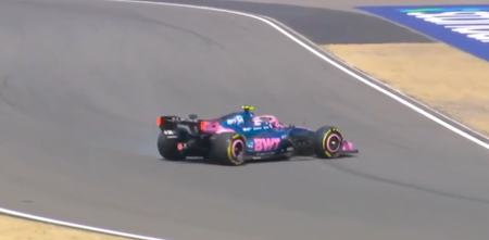 F1: el trompo que realizó Colapinto en el arranque del entrenamiento en el GP de China