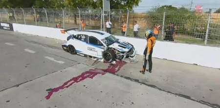TC2000: el fuerte golpe de Capurro que provocó la bandera roja en la clasificación del Callejero de Buenos Aires