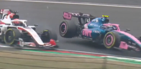 F1: ¡Atención! El toque de Ocon a Colapinto que provocó la sanción al francés en el Gran Premio de China