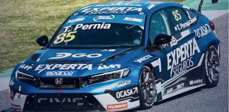 TCR Europe: Tiago Pernía, dentro del Top 10 en el segundo entrenamiento en Mugello