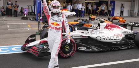 F1: ¡On board! Así fue la vuelta de la pole de Verstappen en el GP de Japón 2025