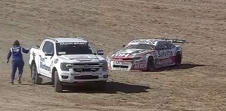 TC: el despiste de Canapino que provocó bandera roja en el primer ensayo en Neuquén