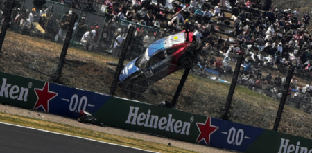 F1: ¡Atención Colapinto! El escalofriante accidente que atrasó el arranque del GP de Japón