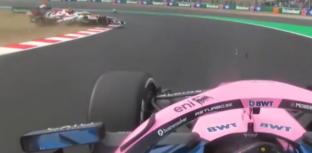 F1: Bearman se despistó y casi le pega a Colapinto en el Gran Premio de Japón