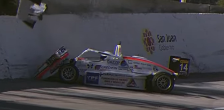 Fórmula Nacional: el duro golpe de Farías durante la clasificación en El Zonda