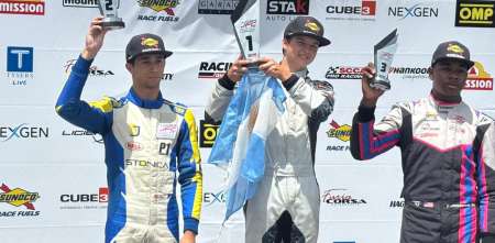 F4 Ligier USA: Lázaro Bainotti ganó en Nueva Orleans y logró un récord histórico