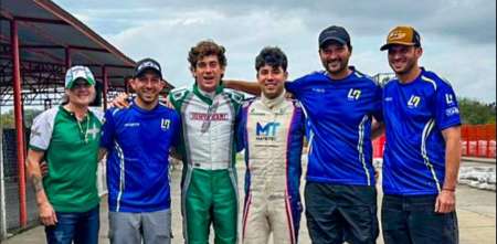 Colapinto ya está en Argentina y volvió al karting antes del Road Show en Buenos Aires